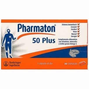 Pharmaton 50 Plus 30 Capsulas